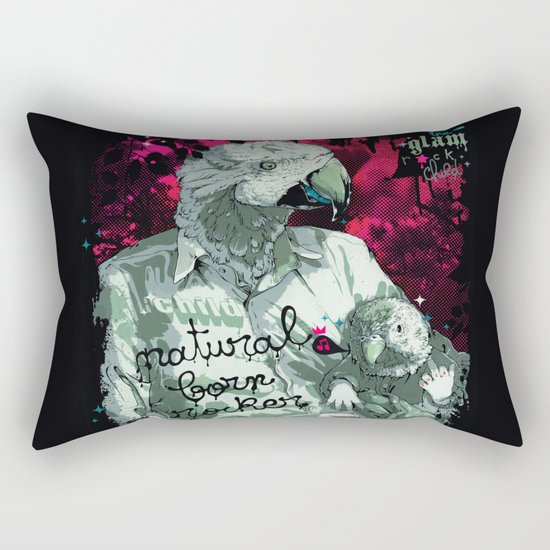 Natural born rocker... Rectangular Pillow