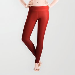 Gradient Collection - Deep Strawberry Red Leggings
