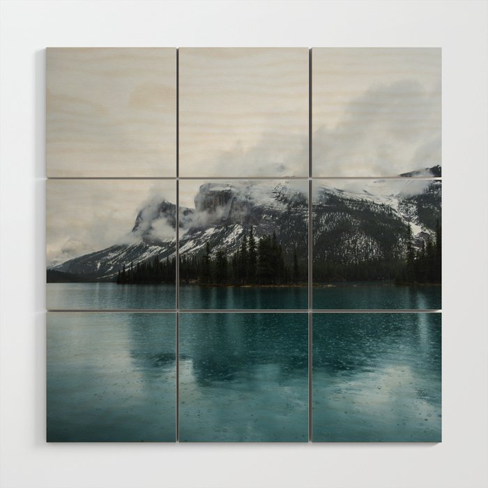 Smokey Mountains Landscape Photography Alberta Wood Wall Art By Wildhood Society6