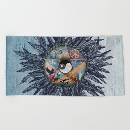 All Tribes Heed the Call Beach Towel