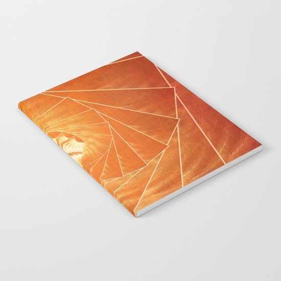 The Burning Eye Sees Spiral Notebook