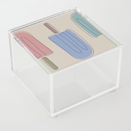 Super minimalistic Ice cream Acrylic Box