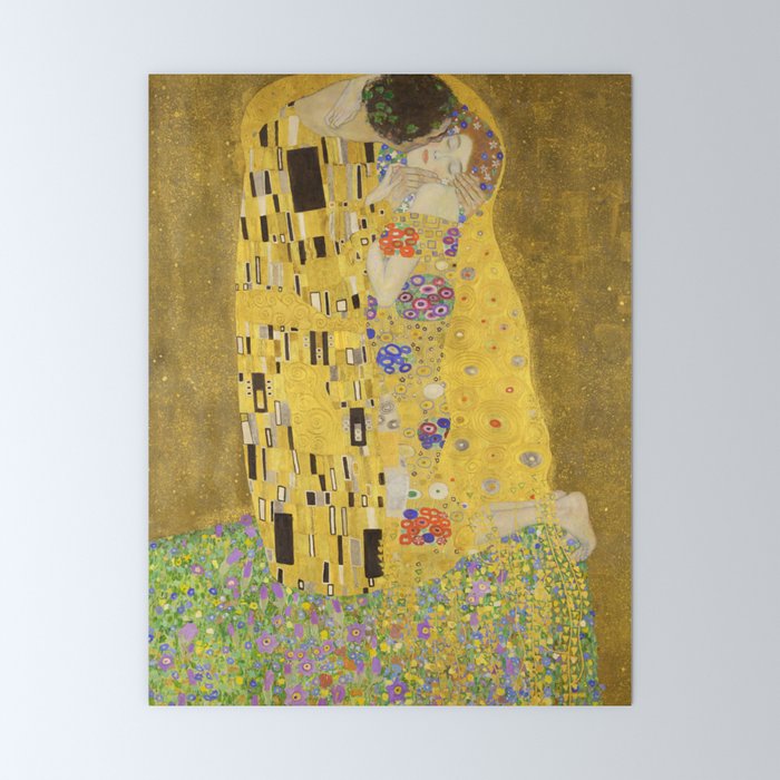 The Kiss by Gustav Klimt Mini Art Print
