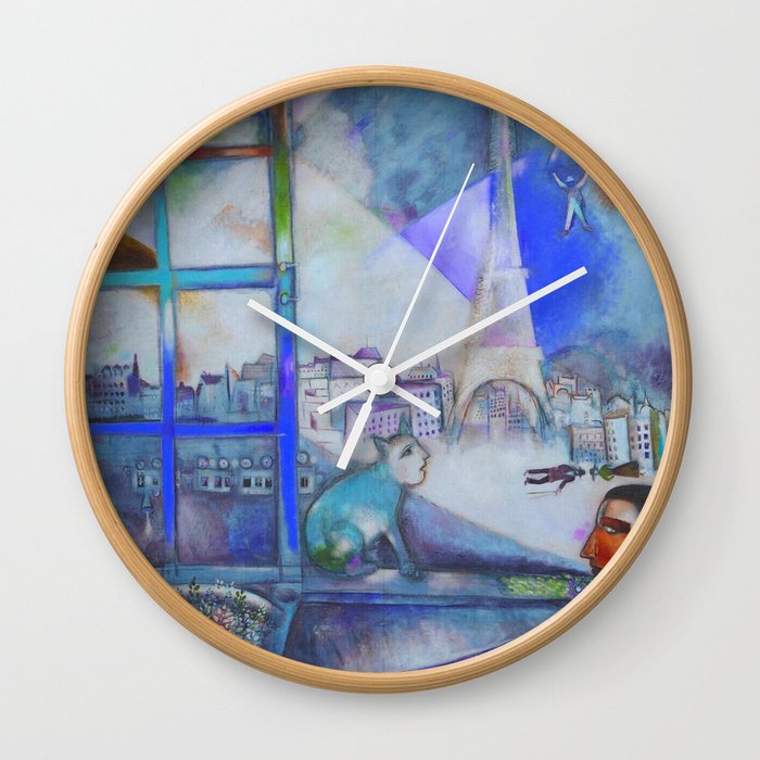 Marc Chagall, 1913, Paris par la fenêtre (Paris Through the Window), oil on canvas, alternate