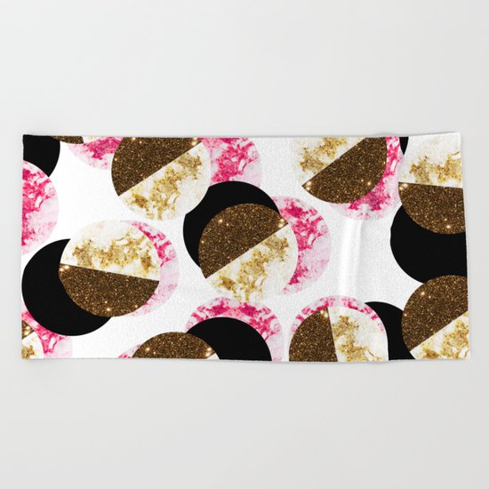 Strawberry Gal #society6 Beach Towel
