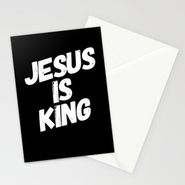 Jesus Is King Stationery Card