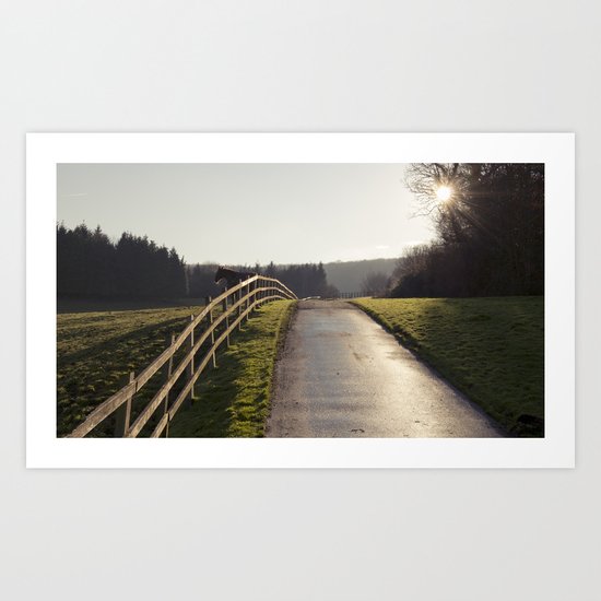 feeling a little horse... Art Print
