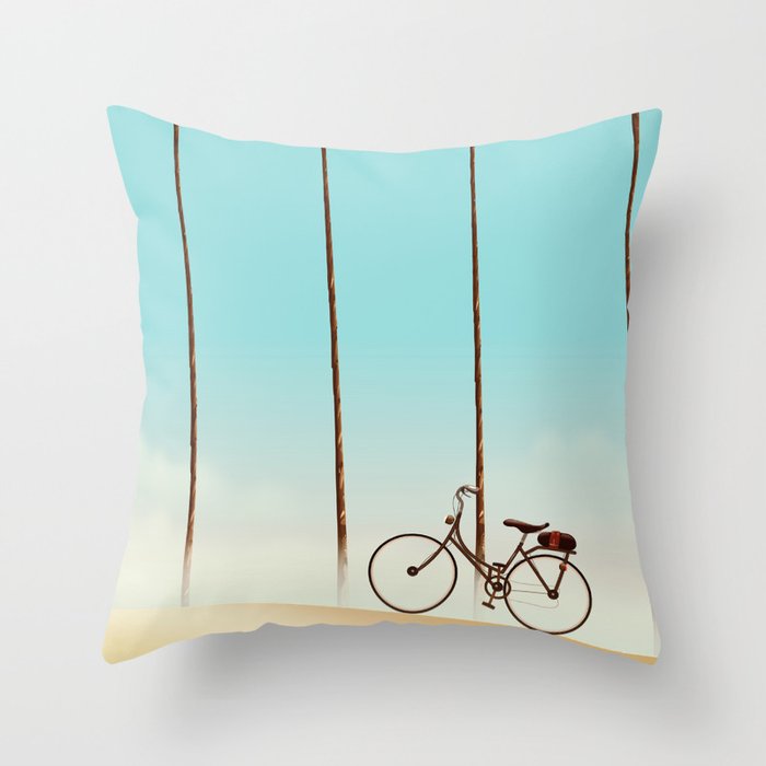 Bicycle Throw Pillow