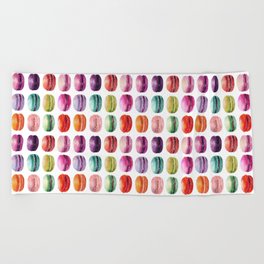 macaron lollipops Beach Towel