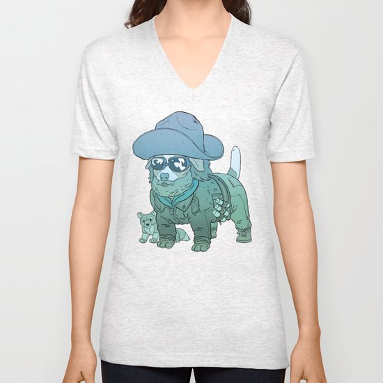 Kurt Russell Terrier - R.J. MacReady Unisex V-Neck