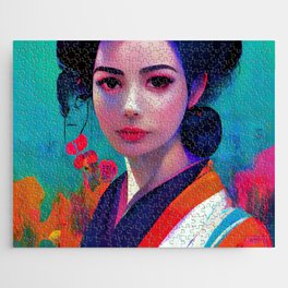 Geisha, Portrait Jigsaw Puzzle