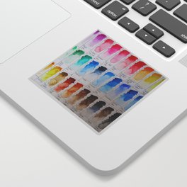 Watercolor Swatches Sticker