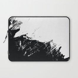 BLACK & WHITE GRUNGE Laptop Sleeve