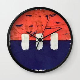 Stitch in Time - diamond graphic Wall Clock