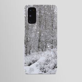 Snowy trees Android Case