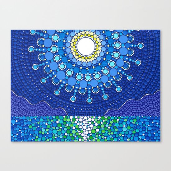 Full Moon Splendour Canvas Print