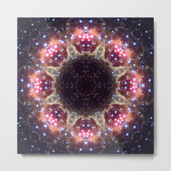 Space Mandala no6 Metal Print