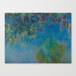 Claude Monet Wisteria Canvas Print