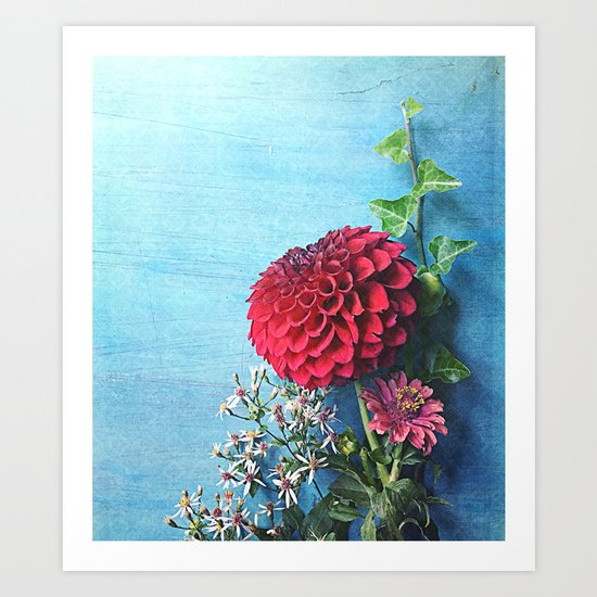 Summer Always Bloomed in Her Heart Art Print