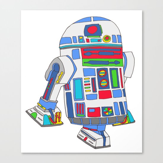 cool boys like epic droids Canvas Print