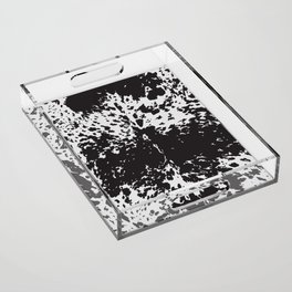 Black Goth Longhorn Acrylic Tray