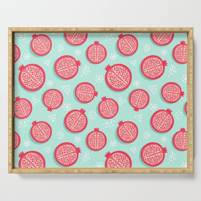 Pomegranate Frenzy Serving Tray