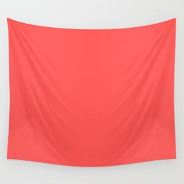 Fluorescent Red Wall Tapestry