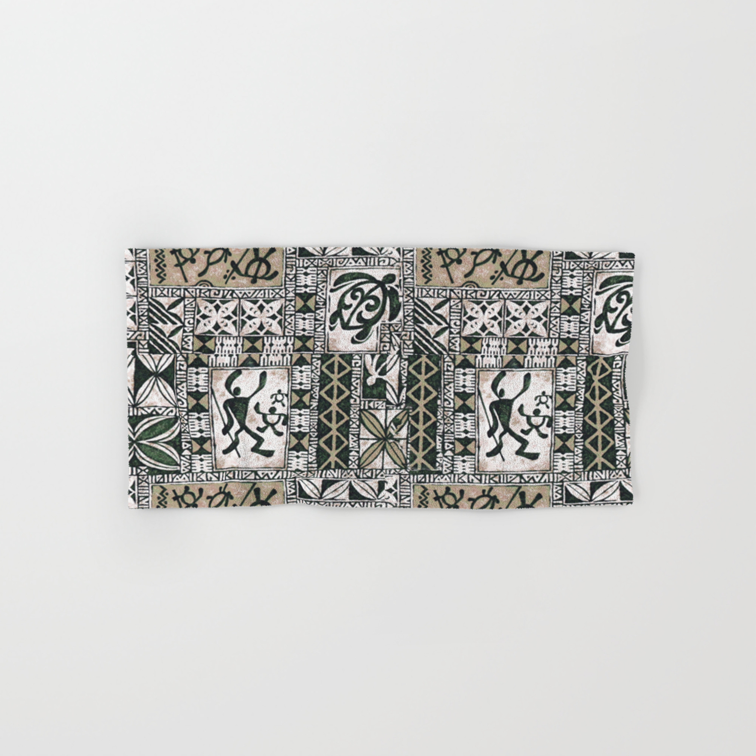 Hawaiian Honu Tapa Cloth Hand Bath Towel By Jmariellearts Society6