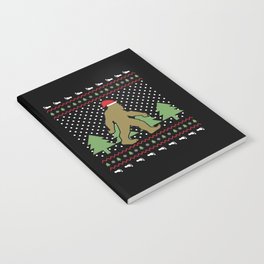 Bigfoot Christmas Notebook