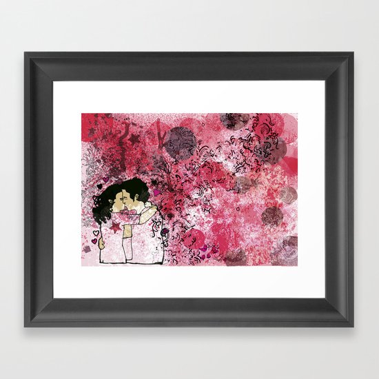 The Kiss Framed Art Print