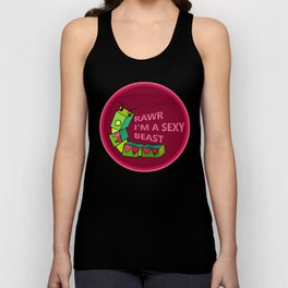 Caterpillar Francine Says Rawr I'm a Sexy Beast Tank Top