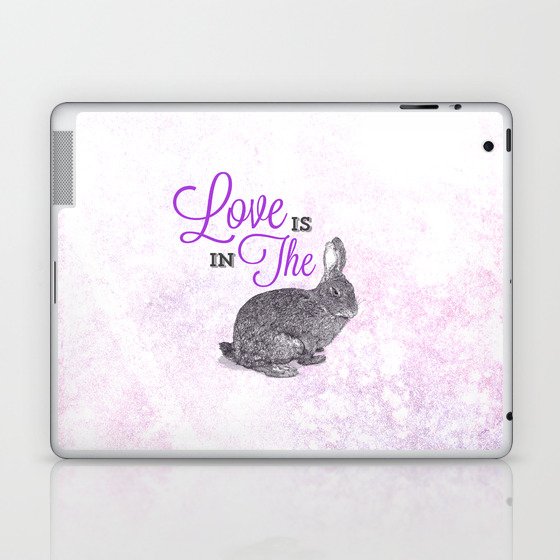 Love is in the hare. Laptop & iPad Skin