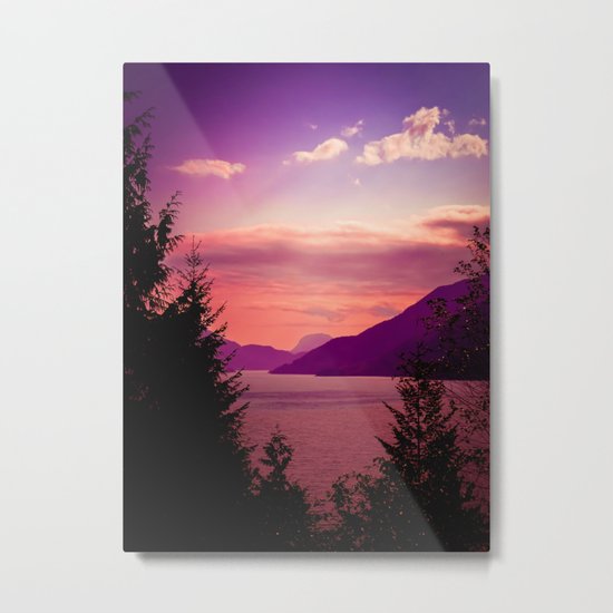 Sunset Sea to Sky Metal Print