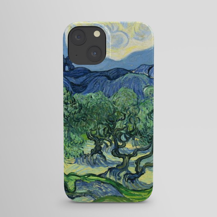 Olive Trees Painting by Vincent van Gogh iPhone Case