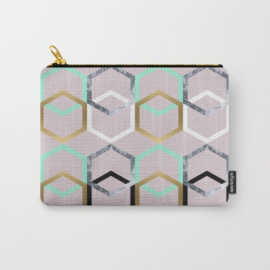 Textures and Interceptions Carry-All Pouch