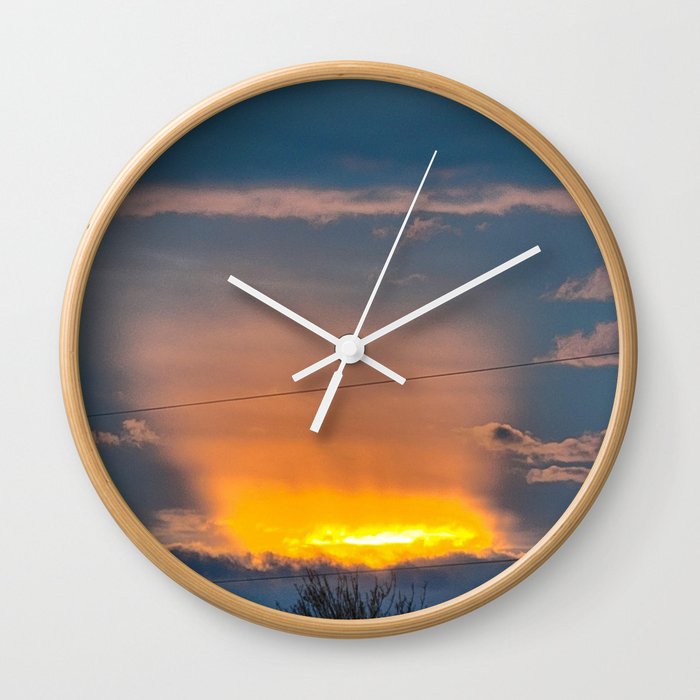 Vegas Sunrise Wall Clock