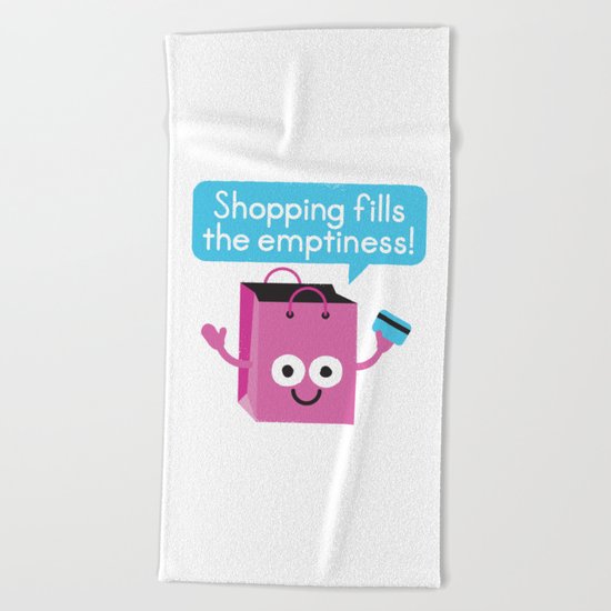 Retail Therapy Beach Towel