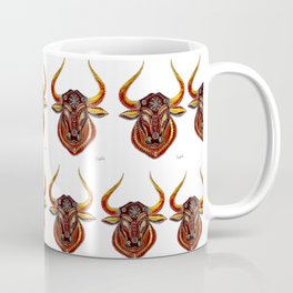 Symbol of 2021 Bull Taurus Coffee Mug