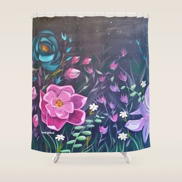 Moonlight Sonata Bright Flowers On Black Night Flowers Bright