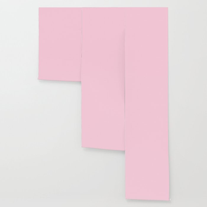 From Crayon Box Piggy Pink Pastel Pink Solid Color Wallpaper