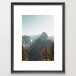 Half Dome in Yosemite National Park Framed Art Print