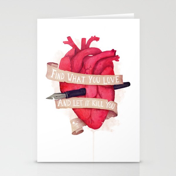 Find What You Love Stationery Cards