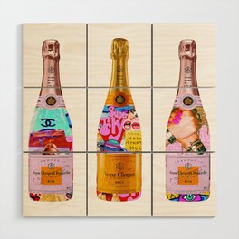 Champagne Problems Wood Wall Art