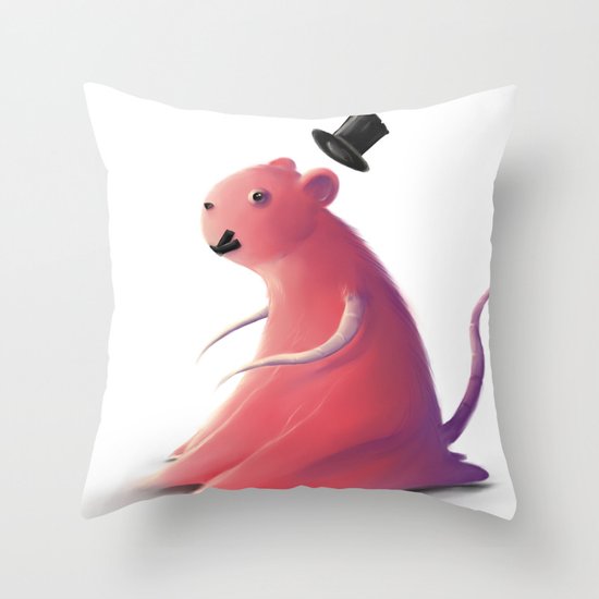 Test subject Throw Pillow