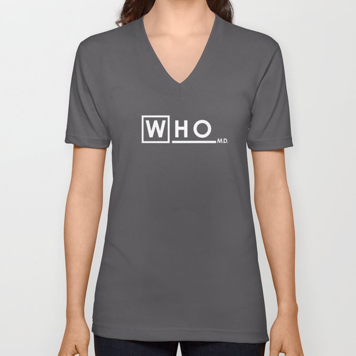 WHO MD V Neck T Shirt