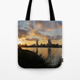 Boston at Sunrise - Massachusetts, New England Tote Bag