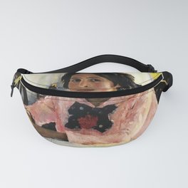 retro Girl with Peaches Fanny Pack