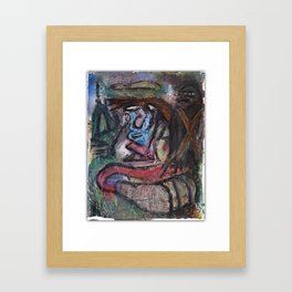 Noise And Congestion Framed Art Print