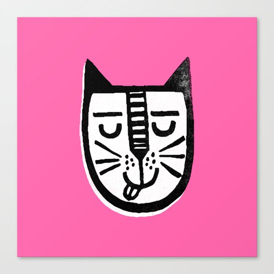HAPPY CAT Canvas Print