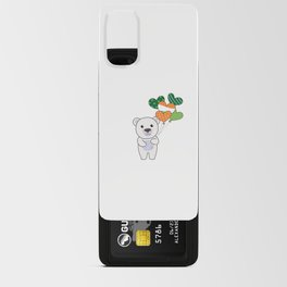 Polar Bear With Ireland Balloons Cute Animals Android Card Case